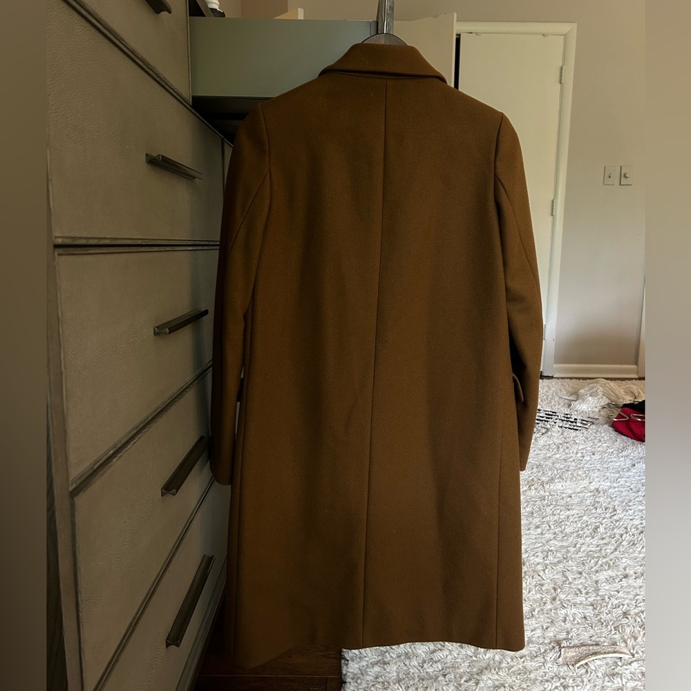 Zara Basic Camel Wool coat XS - Picture 3 of 10